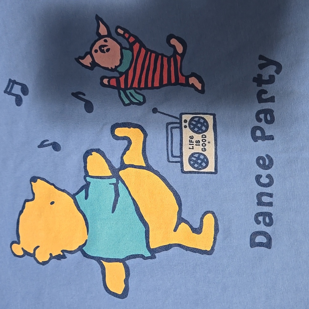 Life Is Good Blue Graphic Tee
